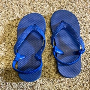 3/$12 Blue Kids Flip Flops